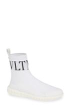Women's Valentino Garavani Vltn Slip-on Sock Sneaker Us / 40eu - White