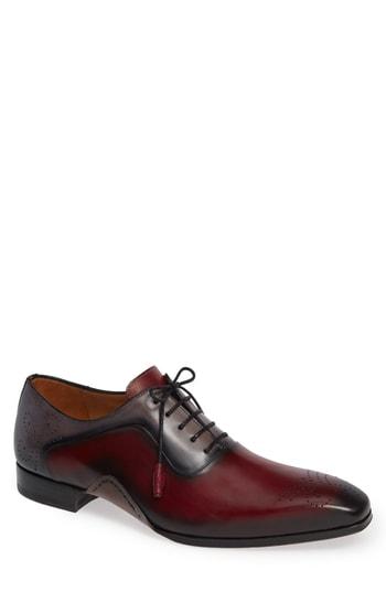 Men's Mezlan Ferrara Medallion Toe Oxford M - Red
