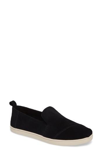 Women's Toms Deconstructed Alpargata Slip-on M - Black