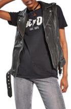 Women's Topshop Leather Moto Vest