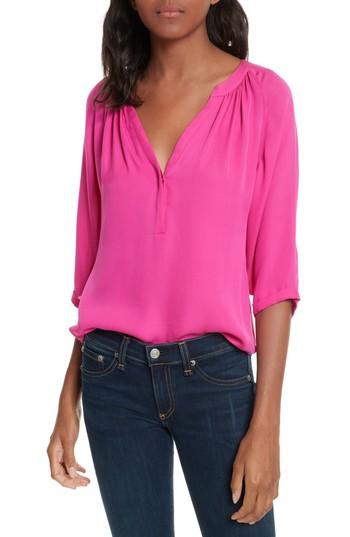 Women's Joie Yareli Silk Top - Pink