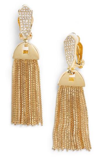 Women's Vince Camuto Clip-on Tassel Drop Earrings