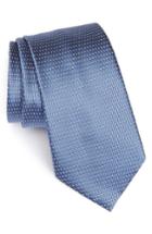 Men's Ermenegildo Zegna Dot Silk Tie, Size - Blue