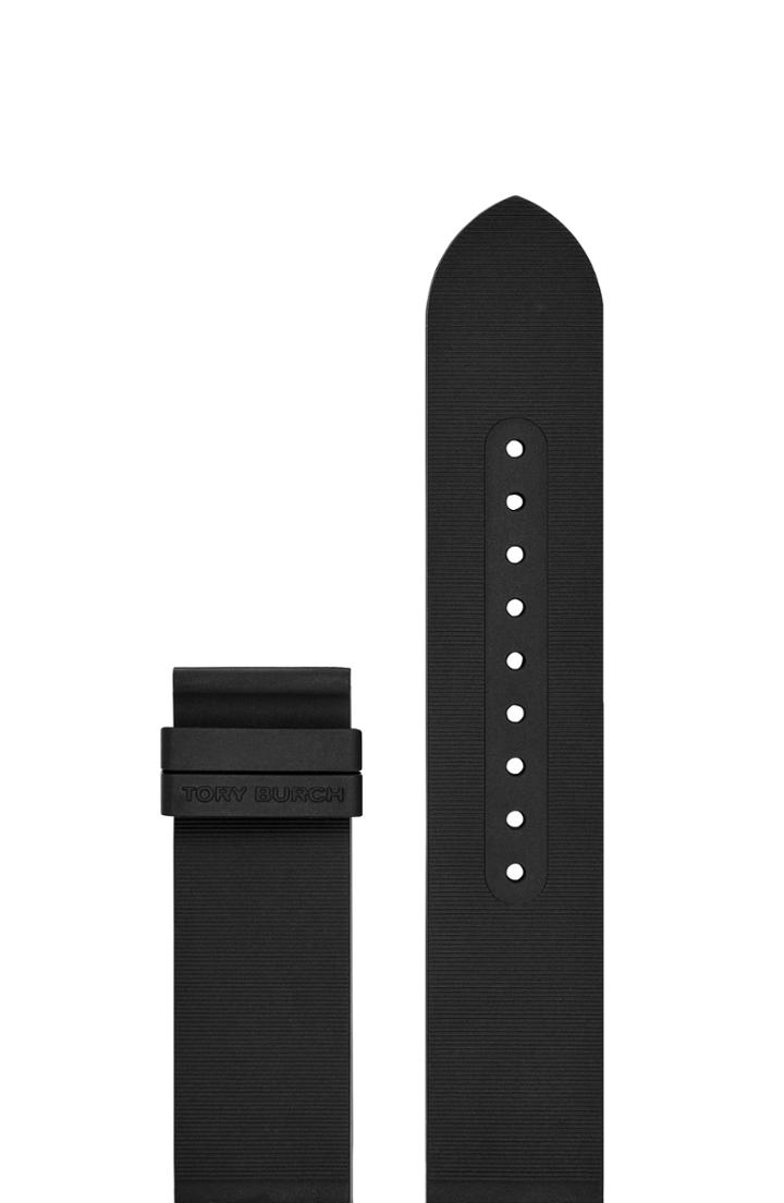 Women's Tory Burch Gigi 20mm Rubber Watch Band