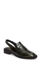 Women's Free People Abbey Road Embellished Slingback Loafer .5-8us / 38eu - Green