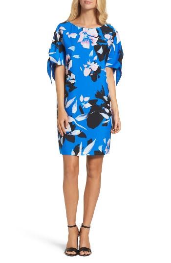 Women's Vince Camuto Print Shift Dress - Blue