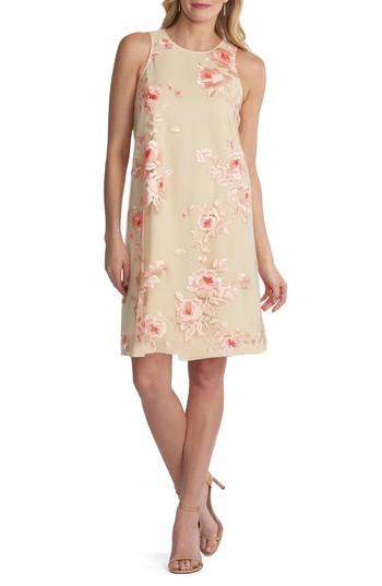 Women's Eci Embroidered Shift Dress - Red