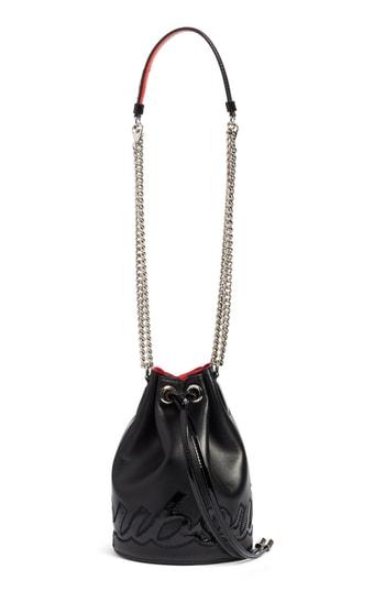 Christian Louboutin Marie Jane Calfskin Bucket Bag - Black