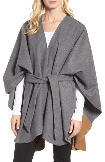 Women's Donni Charm Duo Wonder Wool Cape, Size - Grey