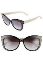 Women's Tom Ford Alistair 56mm Gradient Sunglasses - Black/ Gradient Smoke