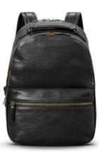 Men's Shinola Bison Runwell Leather Backpack - Black