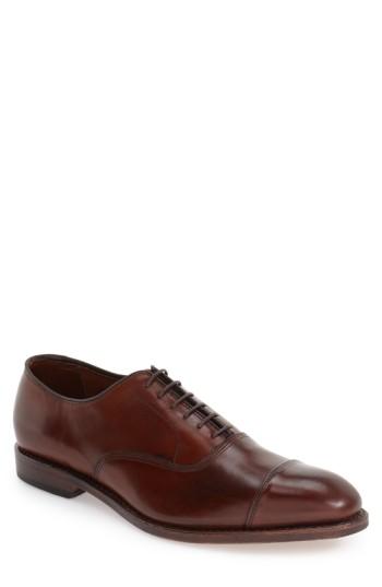 Men's Allen Edmonds 'park Avenue' Cap Toe Oxford .5 D - Brown