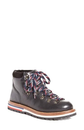 Women's Moncler Blanche Lace-up Boot Eu - Black
