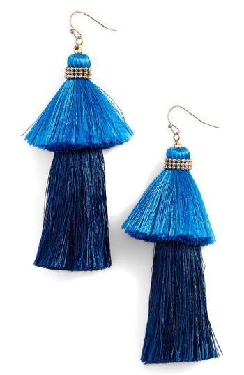 Women's Panacea Stacked Tassel Earrings