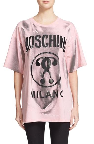 Women's Moschino Logo Print Graphic Tee