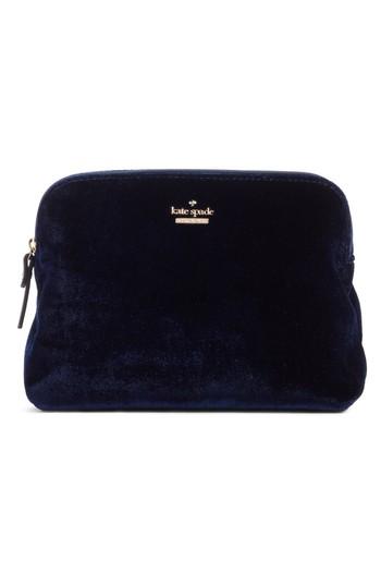 Kate Spade New York Watson Lane Small Briley Velvet Clutch - Black