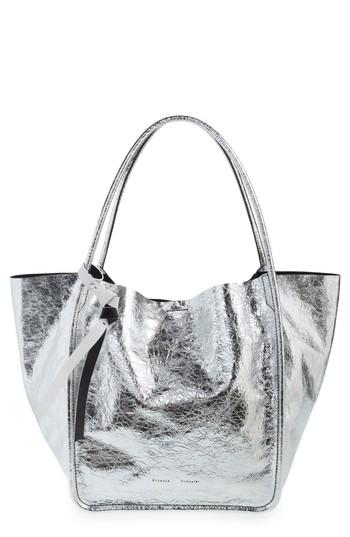 Proenza Schouler L -super Glass Metallic Leather Tote - Metallic