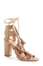 Women's Loeffler Randall Luz Tassel Sandal M - Beige