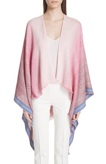 Women's Missoni Zigzag Cape, Size - Pink