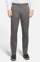 Men's Bensol Washed Trim Fit Stretch Cotton Trousers