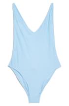Women's Topshop Pamela One-piece Swimsuit Us (fits Like 10-12) - Blue