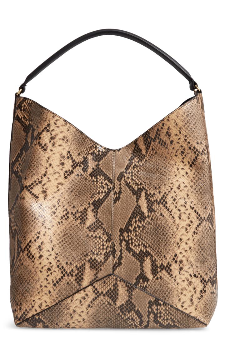Dries Van Noten Leather Hobo Bag -