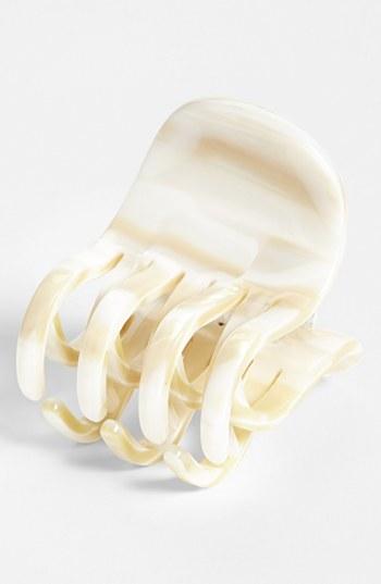 France Luxe Double Tooth Jaw Clip, Size - Ivory