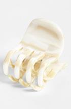 France Luxe Double Tooth Jaw Clip, Size - Ivory