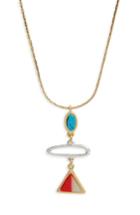 Women's Madewell Stone Inlay Pendant Necklace