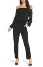 Women's Fraiche By J Off The Shoulder Jumpsuit - Black