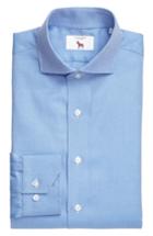 Men's Lorenzo Uomo Trim Fit Texture Dress Shirt .5 - 32 - Blue