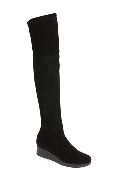 Women's Robert Clergerie Wedge Over The Knee Boot