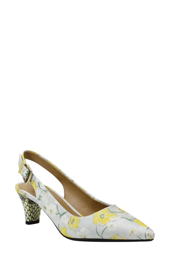 Women's J. Renee Mayetta Slingback Pump M - Yellow