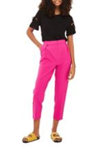 Women's Topshop Ribbon Sleeve Tee Us (fits Like 2-4) - Black