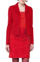 Women's Akris Punto Wool Blazer - Red