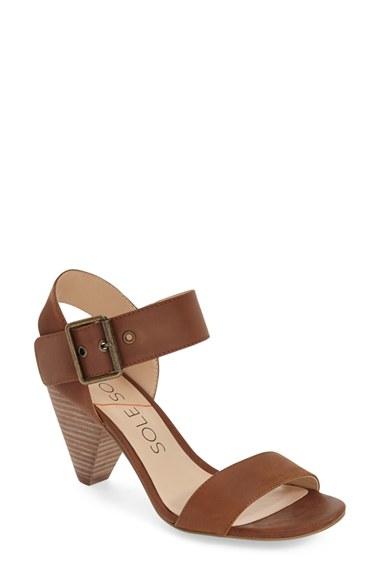 Women's Sole Society 'missy' Sandal M - Brown