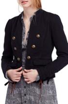 Women's Free People Jagger Open Front Blazer - Black