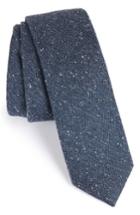 Men's The Tie Bar Zigzag Silk Tie, Size - Blue