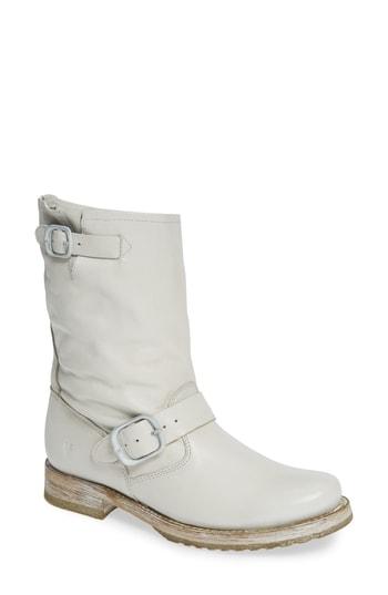 Women's Frye 'veronica Short' Slouchy Boot M - White