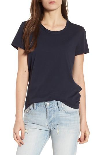 Women's James Perse Crewneck Tee - Blue
