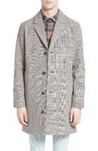 Men's A.p.c. Manteau Tristan Cotton & Linen Topcoat - Grey