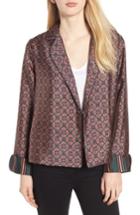 Women's Scotch & Soda Double Breasted Print Pajama Blazer - Pink