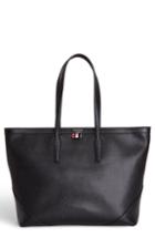 Thom Browne Pebbled Leather Tote - Black