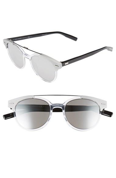 Men's Dior 'black Tie' 51mm Sunglasses - Crystal Black