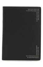Mackage Studded Nappa Leather Passport Holder - Black