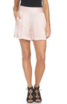 Women's 1.state High Waist Drapey Shorts - Pink