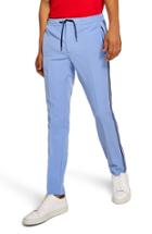 Men's Topman Binding Skinny Fit Jogger Pants S - Blue