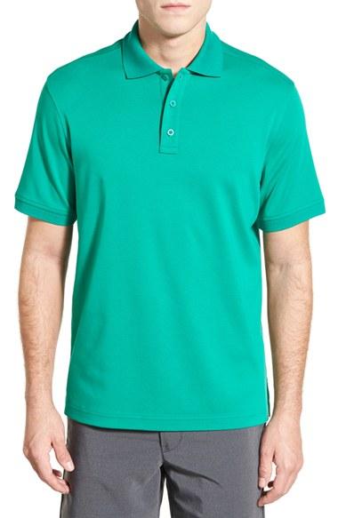 Men's Nordstrom Men's Shop Regular Fit Interlock Knit Polo - Green