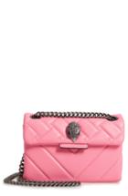 Kurt Geiger London Mini Kensington Leather Crossbody Bag - Pink