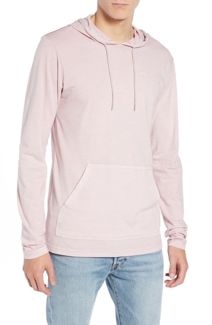Men's Rvca Ptc Cotton Hoodie - Pink